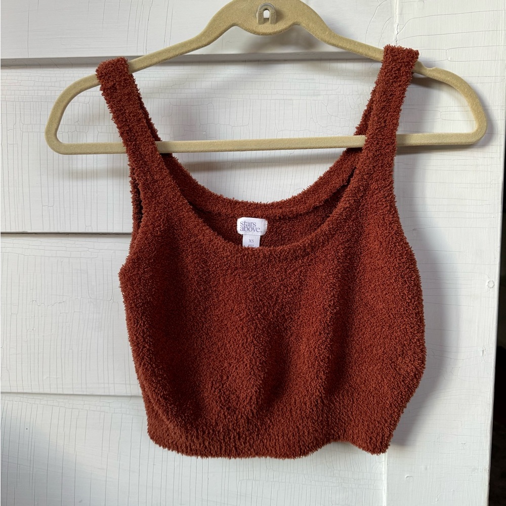 Stars Above Fuzzy Tank Top